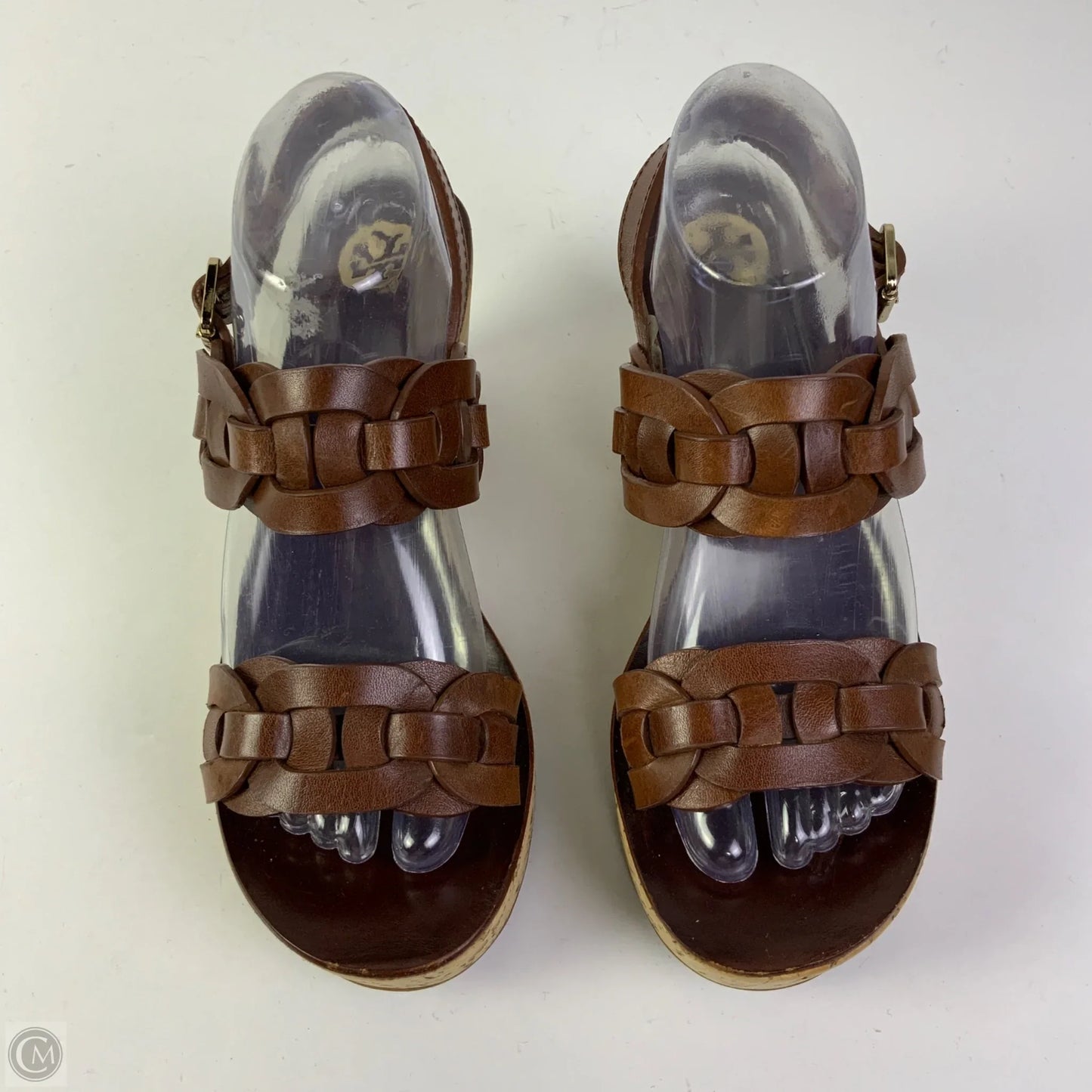 Sandals Designer By Tory Burch In Brown, Size: 8.5