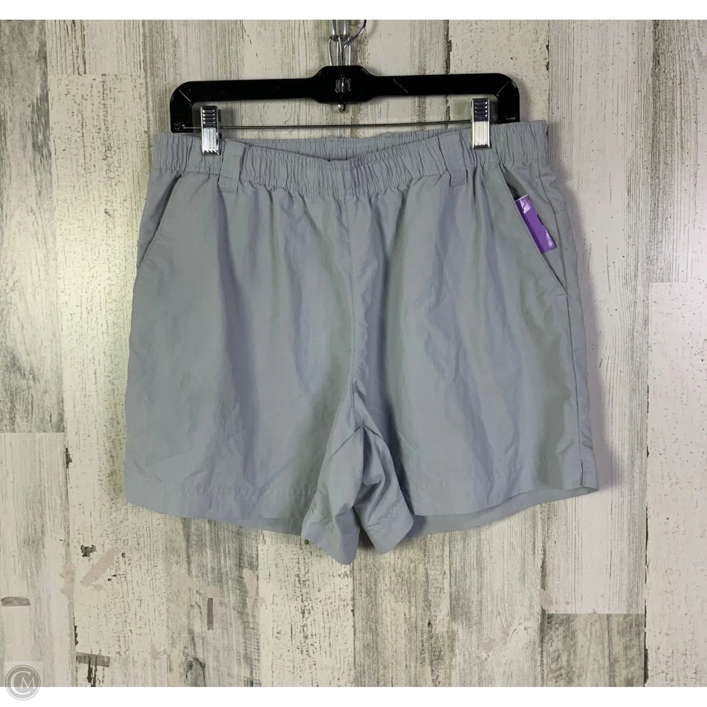 Athletic Shorts By Columbia In Grey, Size: L