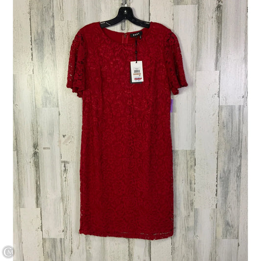 Dress Party Short By Dkny In Red, Size: L