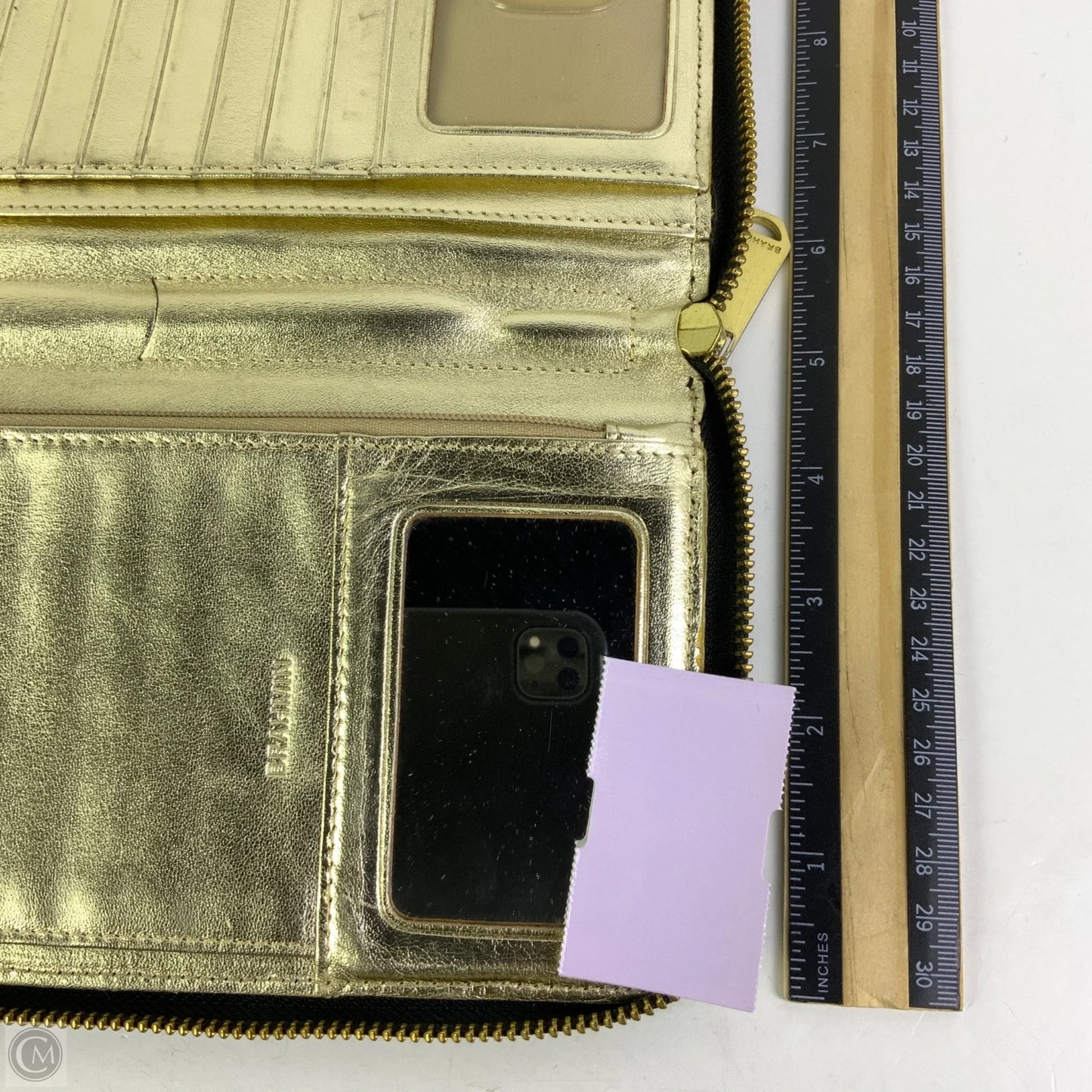 Clutch Designer By Brahmin, Size: Large