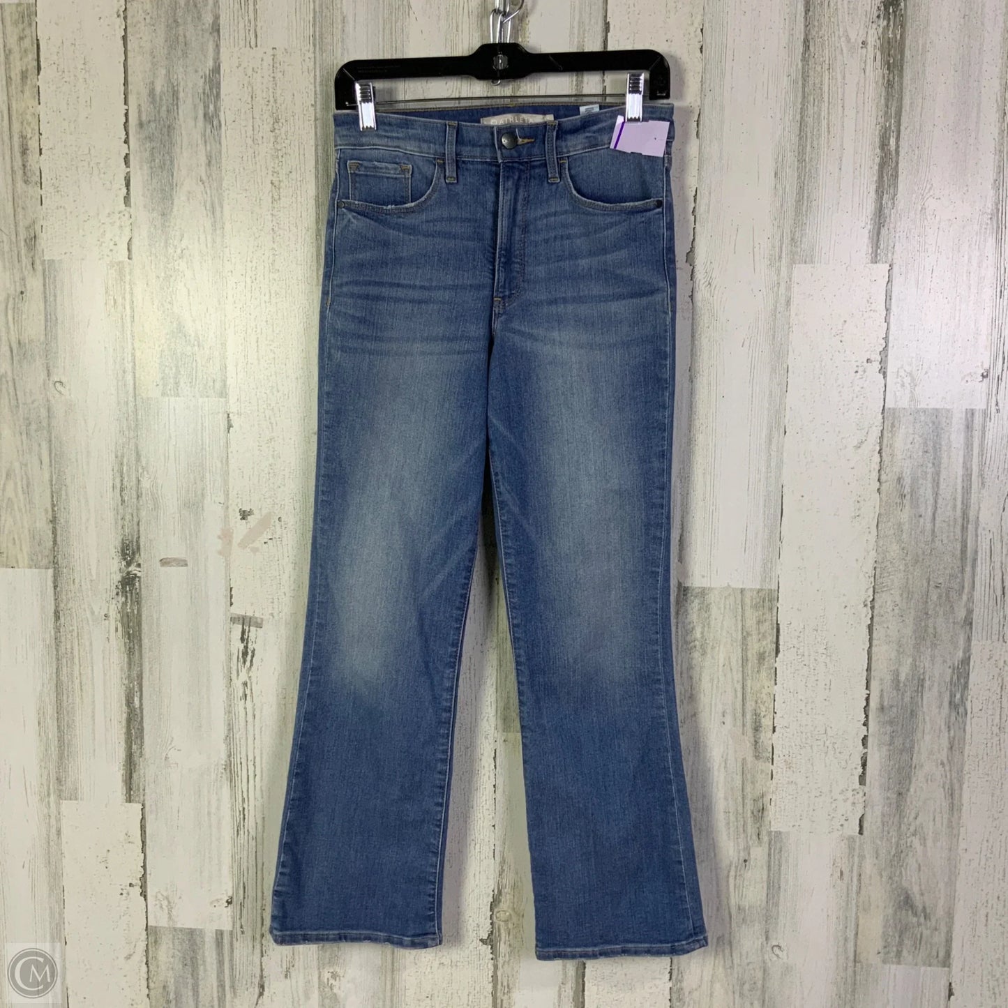 Jeans Straight By Athleta In Blue Denim, Size: 4