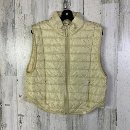 Vest Puffer & Quilted By Joy Lab In Cream, Size: M
