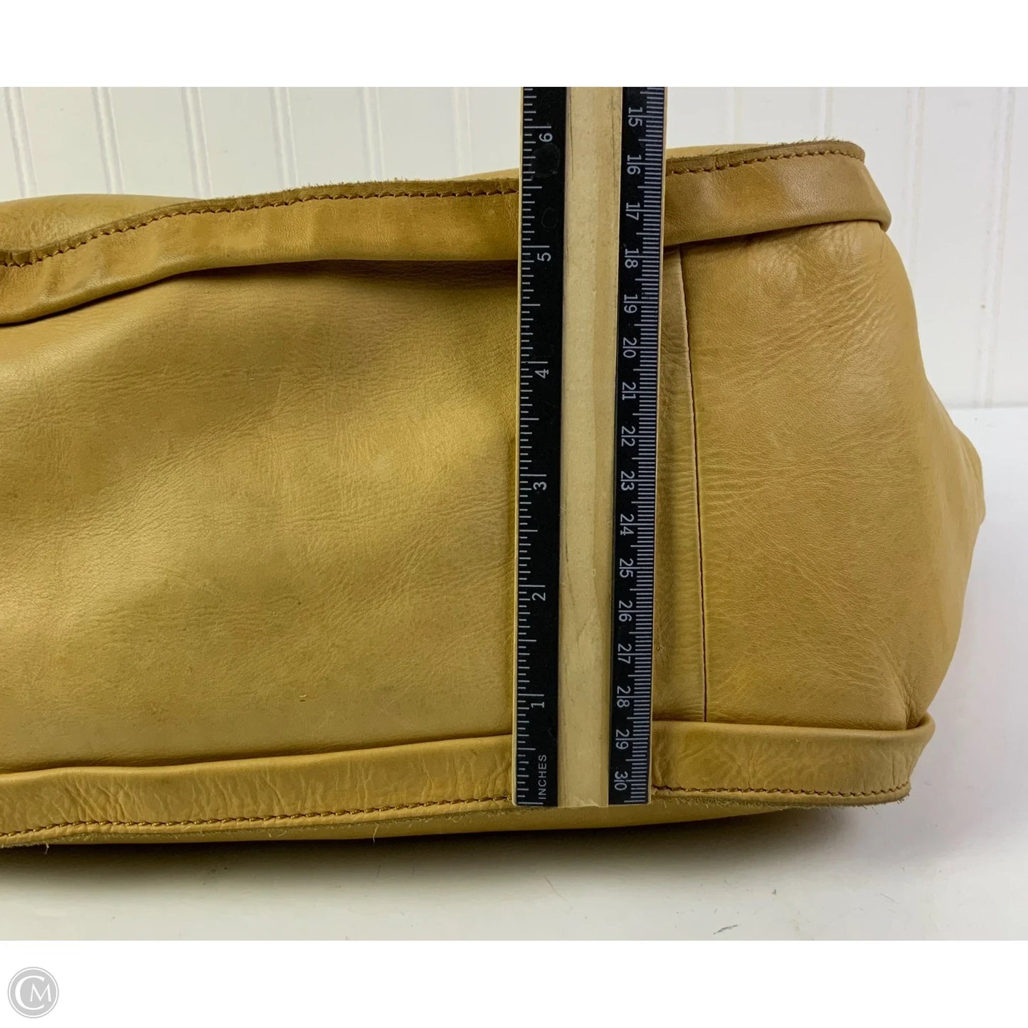 Handbag Leather By Margot, Size: Large