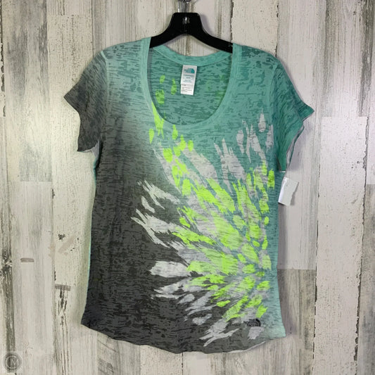 Athletic Top Short Sleeve By The North Face In Aqua, Size: Xl