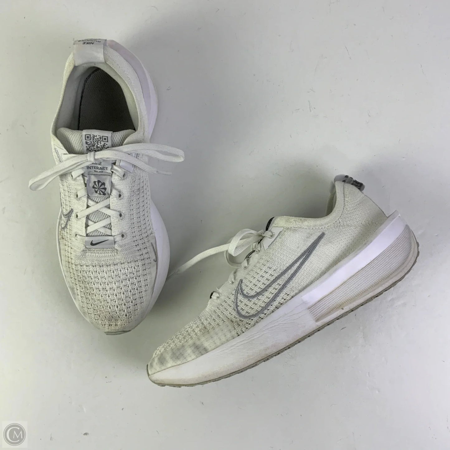 Shoes Athletic By Nike In White, Size: 9
