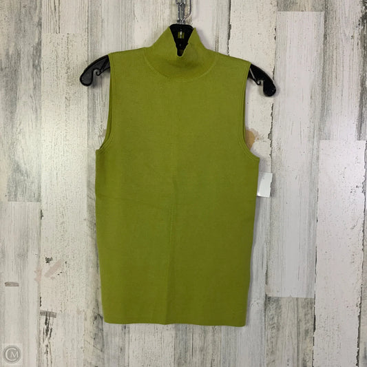 Top Sleeveless By Chicos In Green, Size: S
