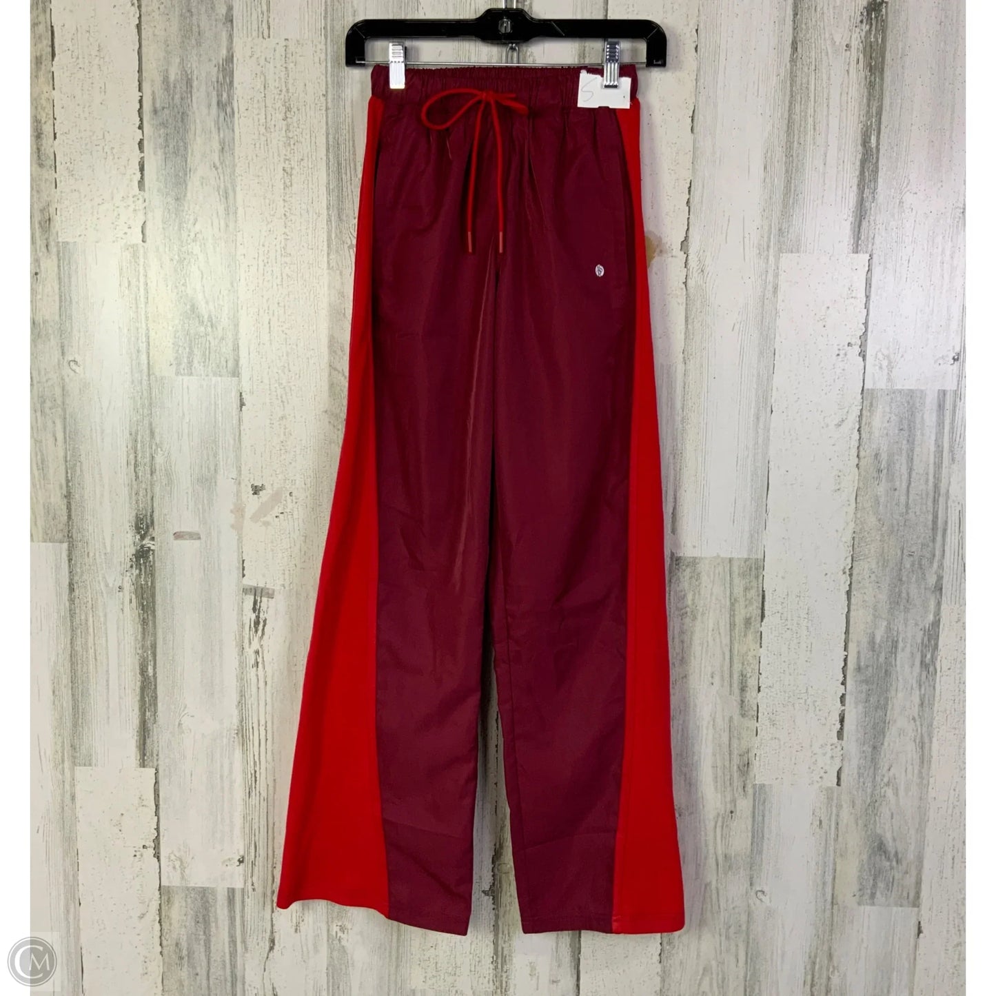 Athletic Pants By As Revival In Red, Size: Xxs