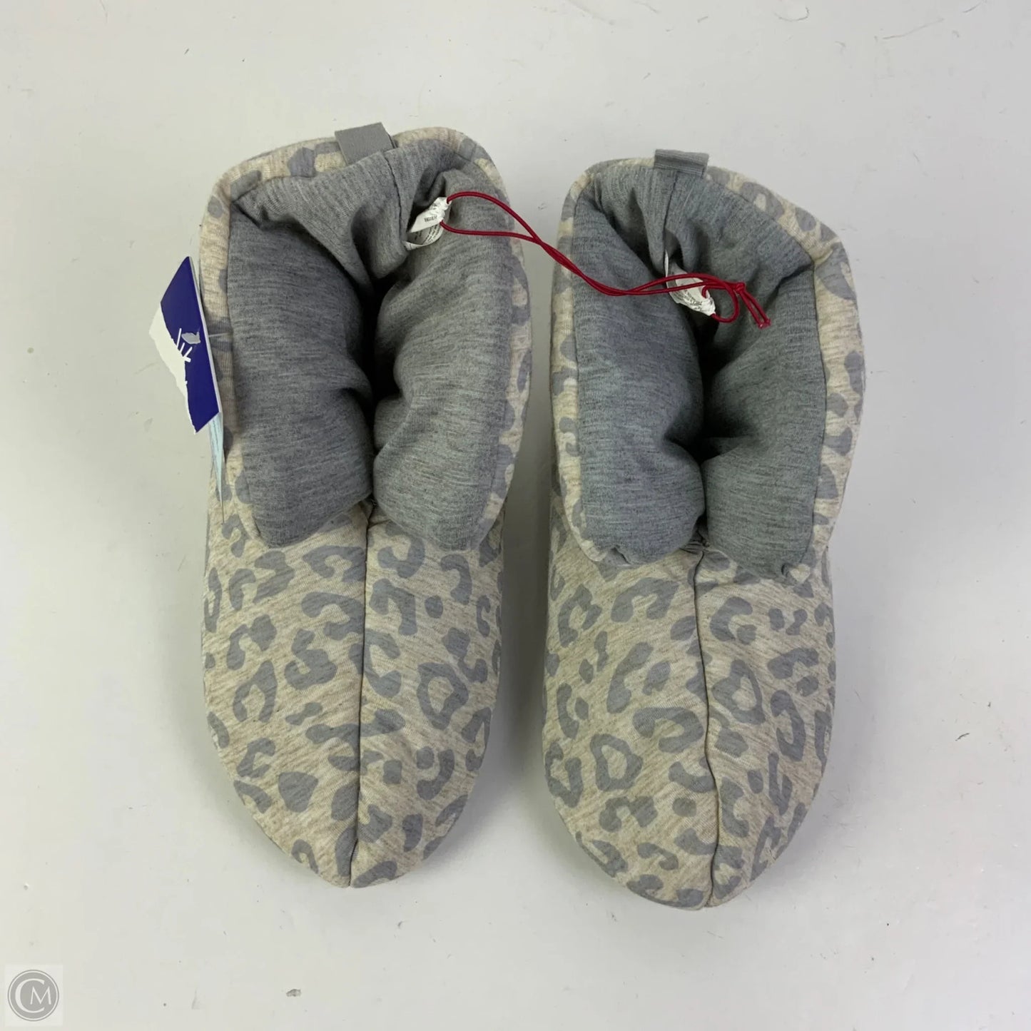 Slippers By Clothes Mentor In Grey & Tan, Size: 9
