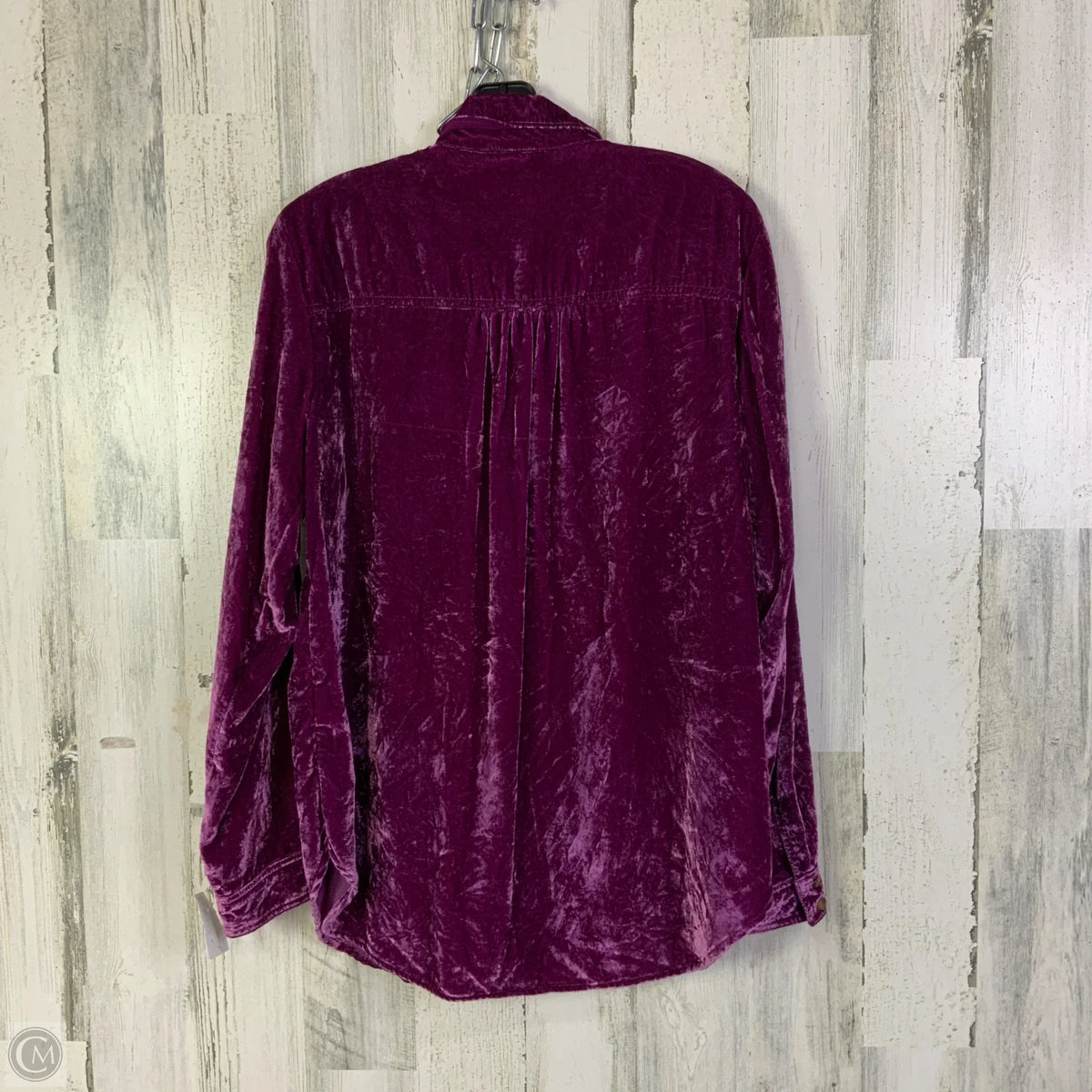 Top Long Sleeve By Pilcro In Purple, Size: M