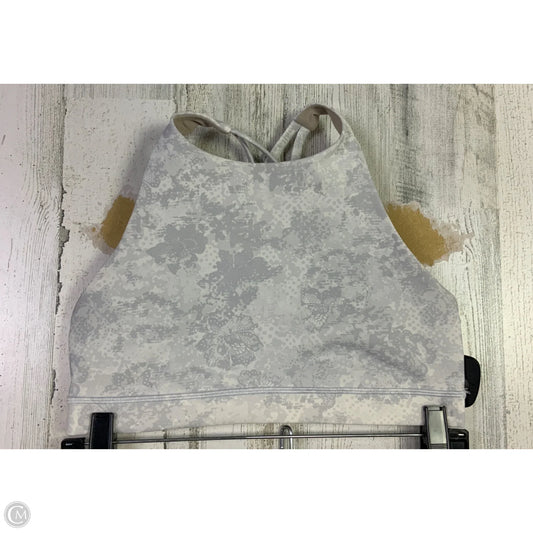 Athletic Bra By Lululemon In Grey, Size: 8