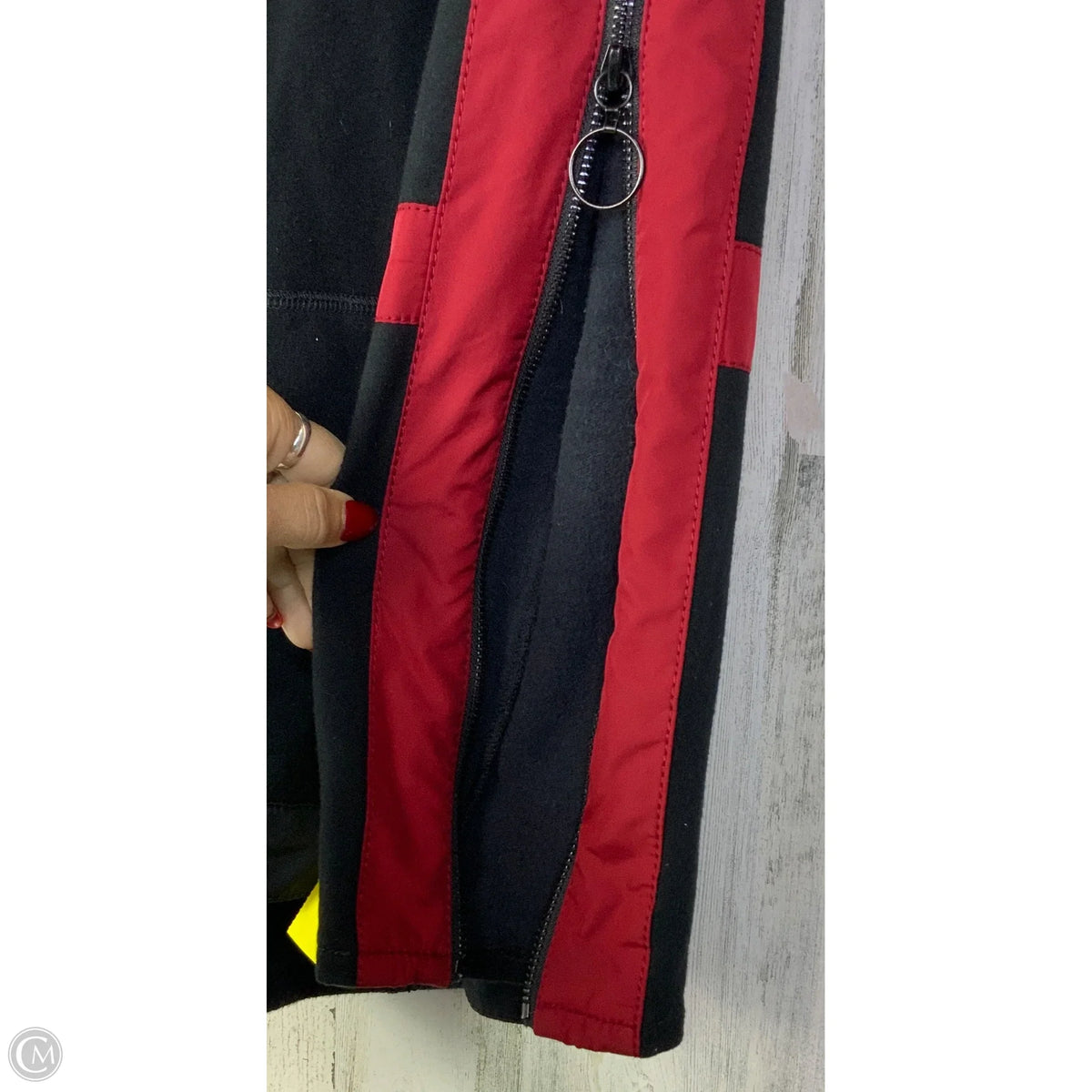 Jacket Other By Worth Ny In Black & Red, Size: L