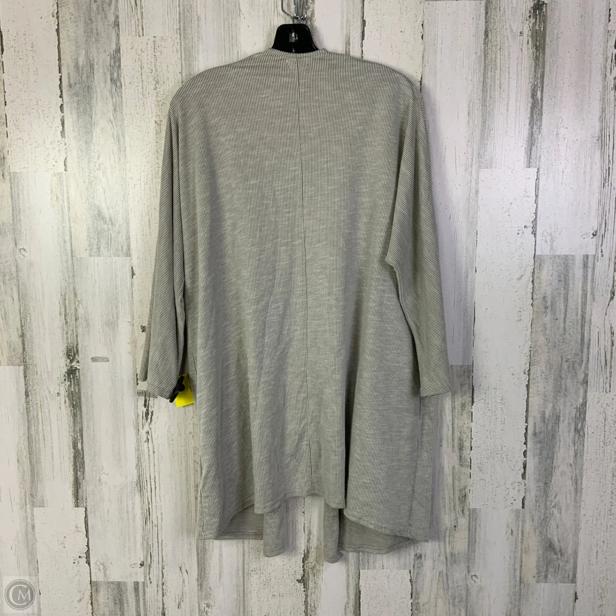 Cardigan By Donni In Grey & White, Size: Osfm