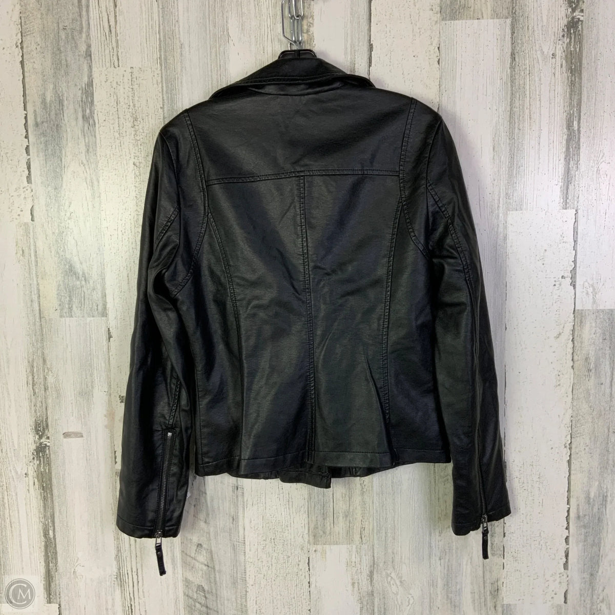 Jacket Moto By Max Studio In Black, Size: M