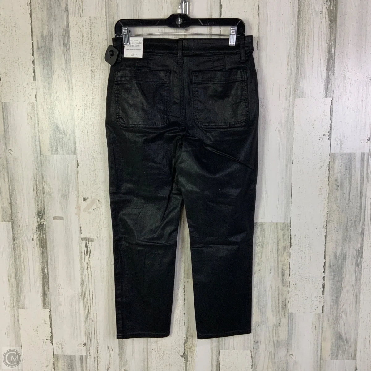 Jeans Straight By Talbots In Black, Size: 6p
