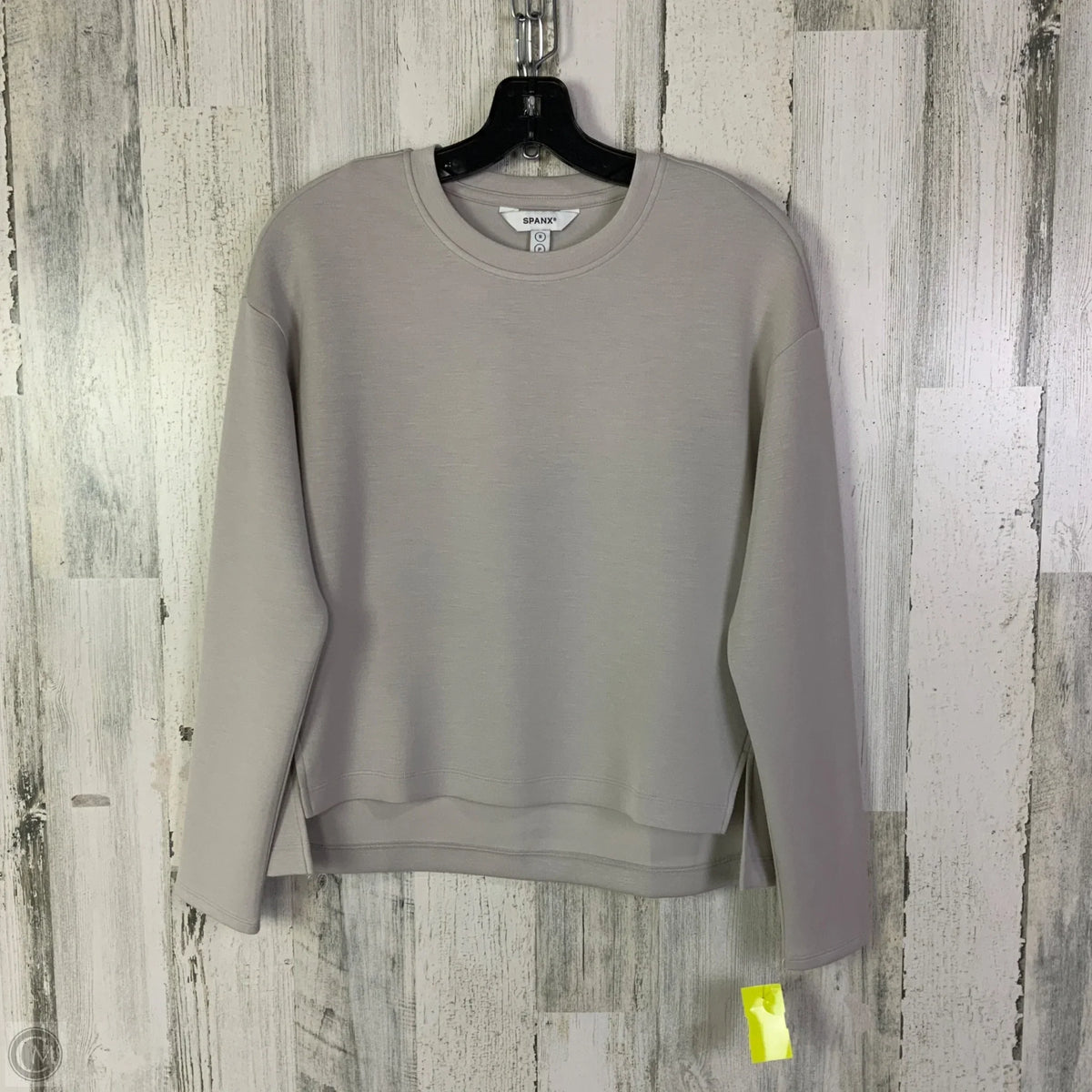 Top Long Sleeve By Spanx In Tan, Size: S