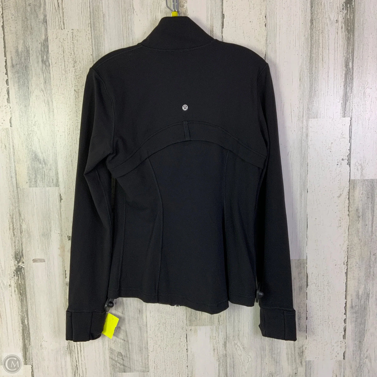 Athletic Jacket By Lululemon In Black, Size: 10