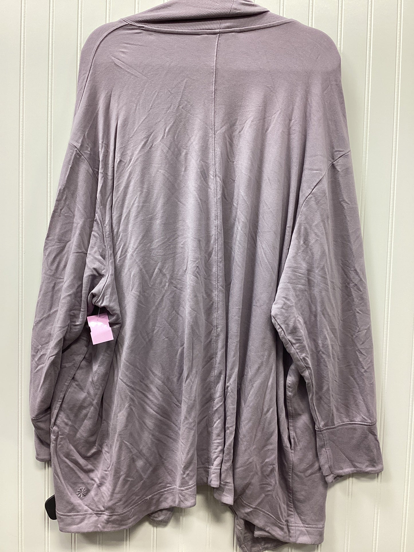 Cardigan By Athleta In Purple, Size:3X