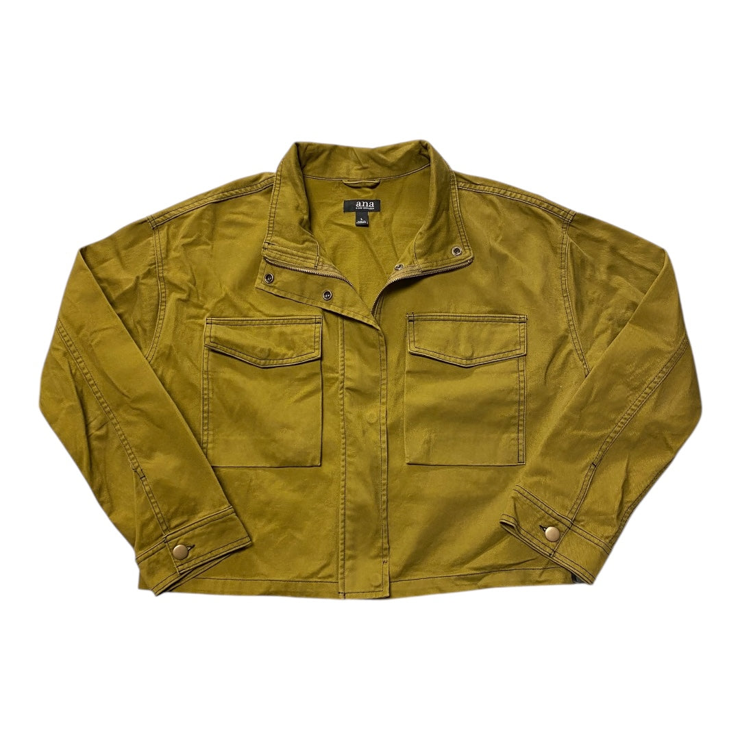 Jacket Denim By Ana In Green, Size:L
