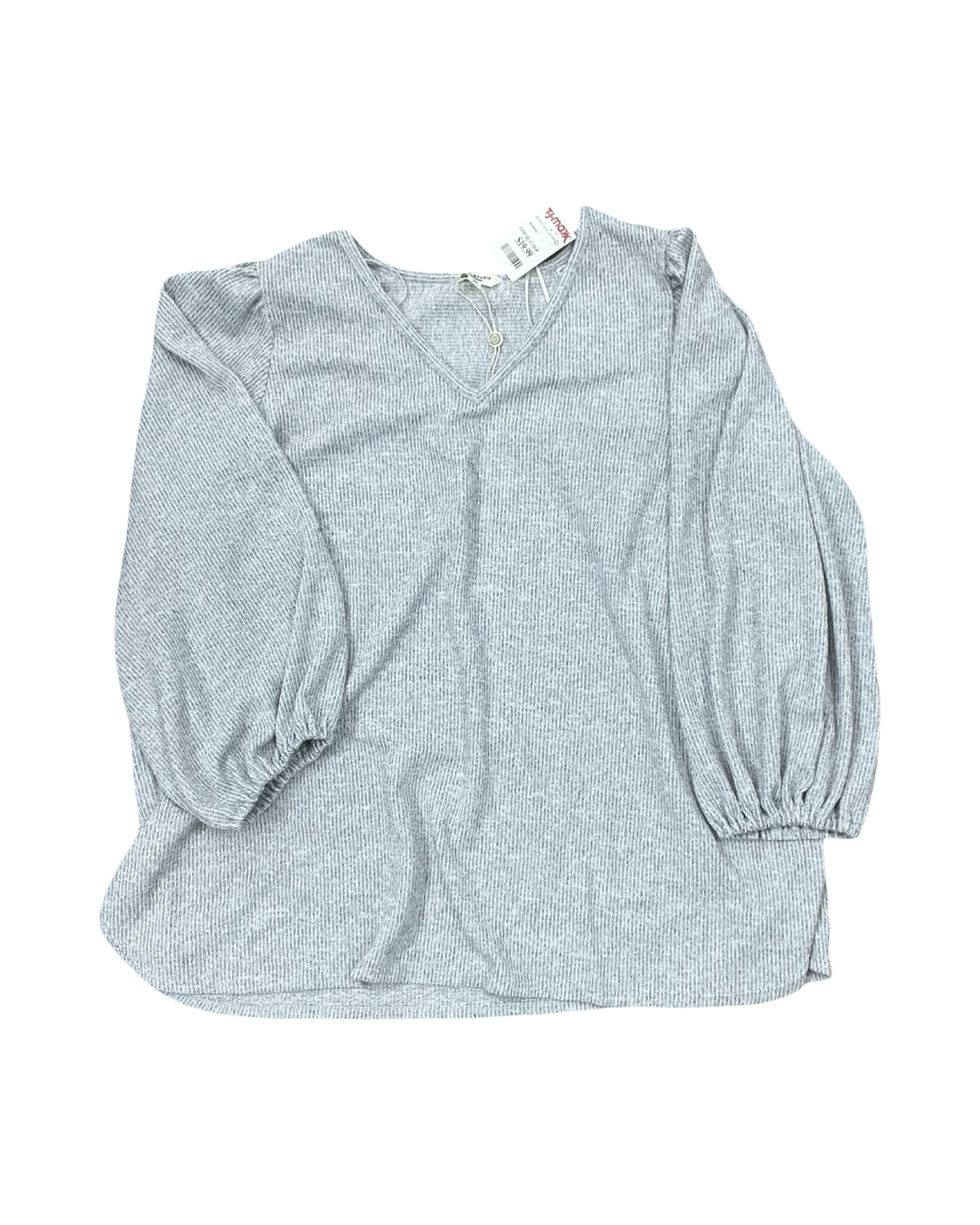 Top Ls By Max Studio In Grey, Size:2X