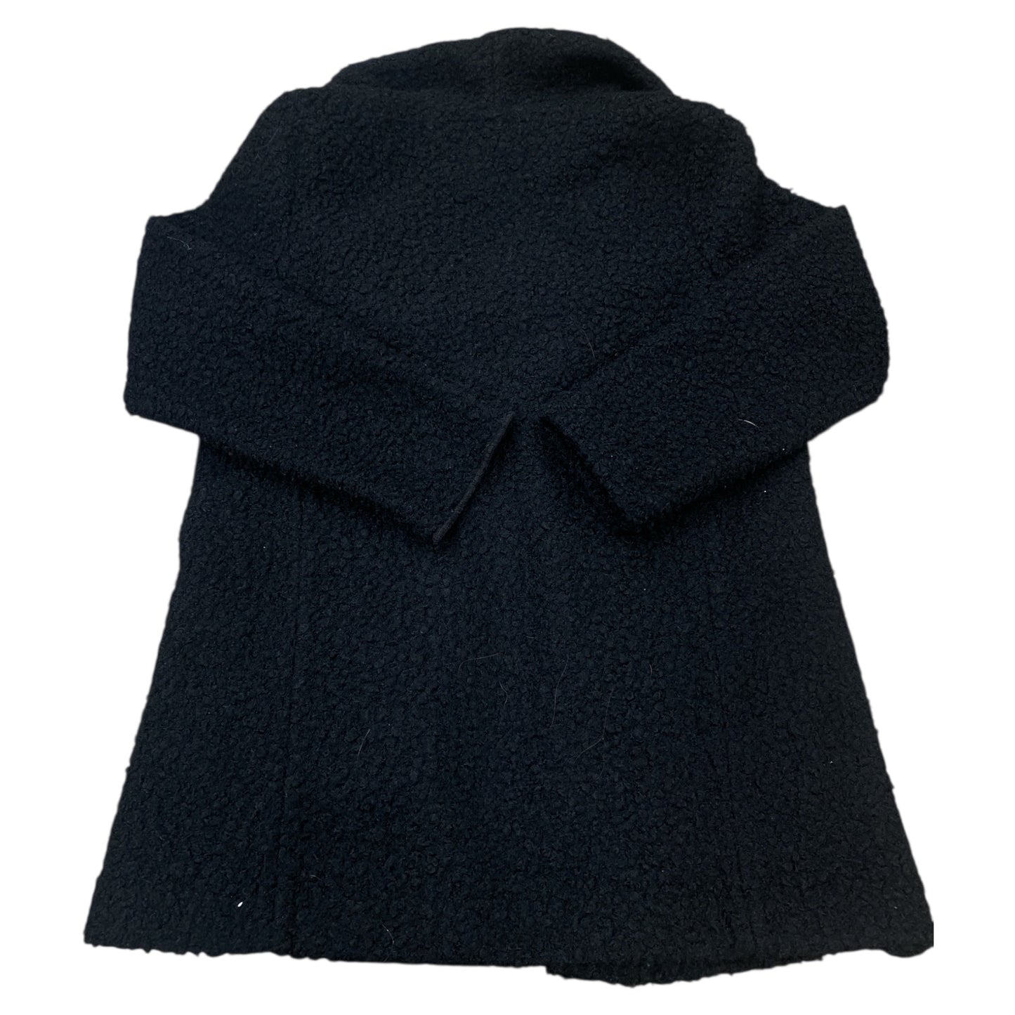 Jacket Faux Fur & Sherpa By Loft In Black, Size:Mp