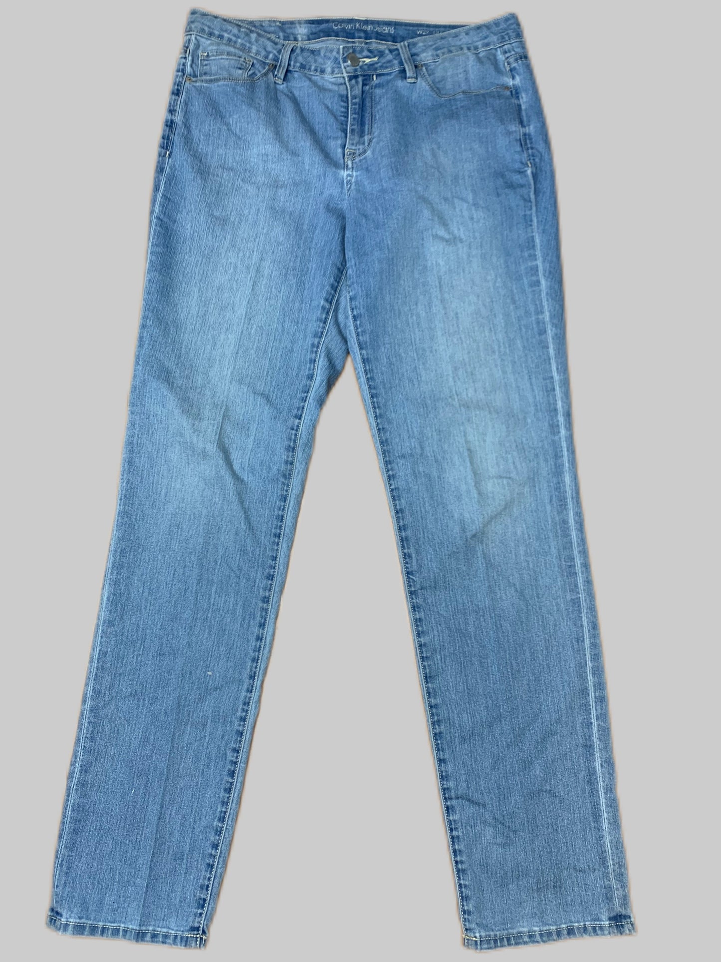 Jeans Skinny By Calvin Klein In Light Blue, Size: 29