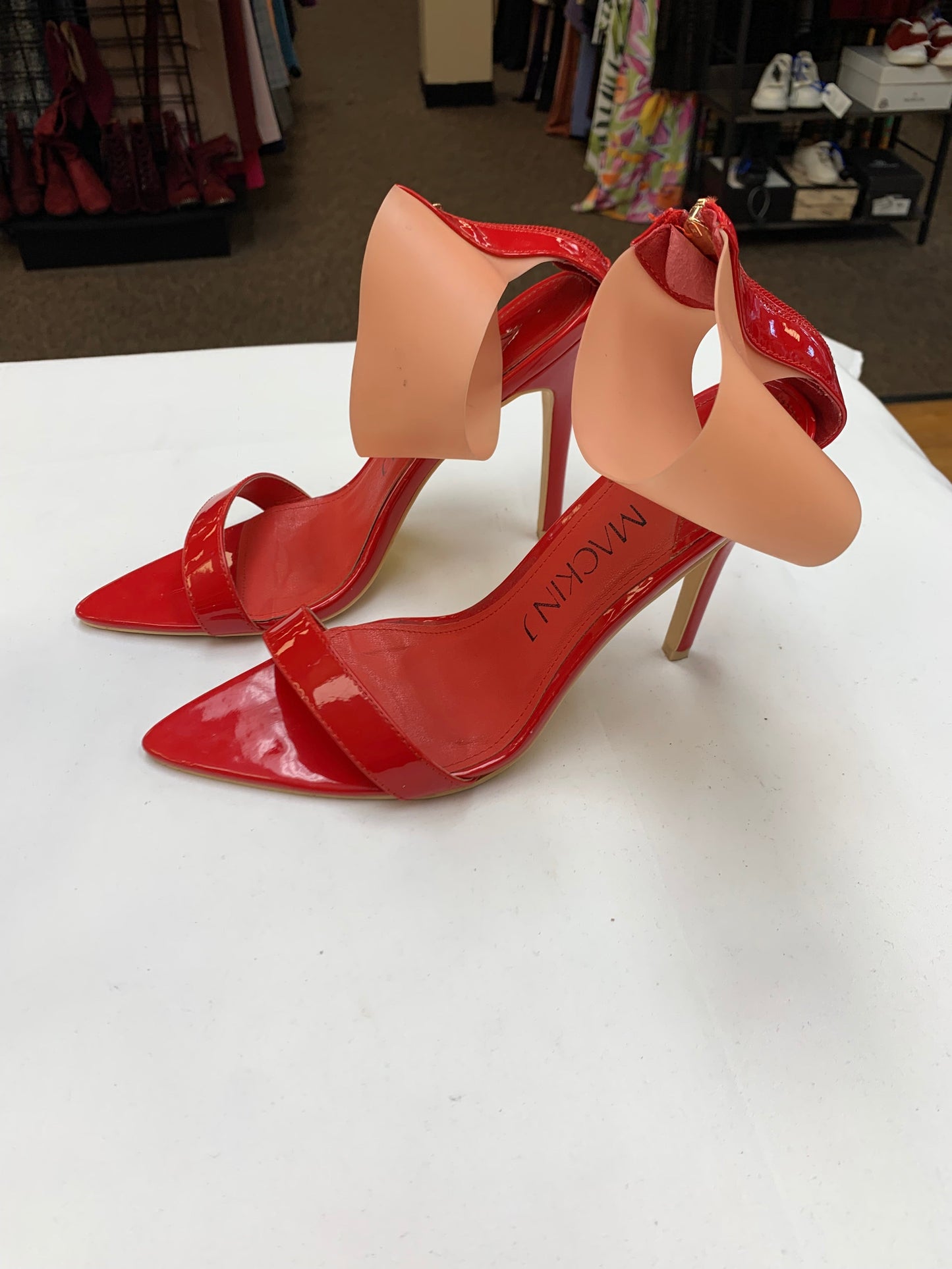 Shoes Heels Stiletto By Clothes Mentor In Red, Size: 9