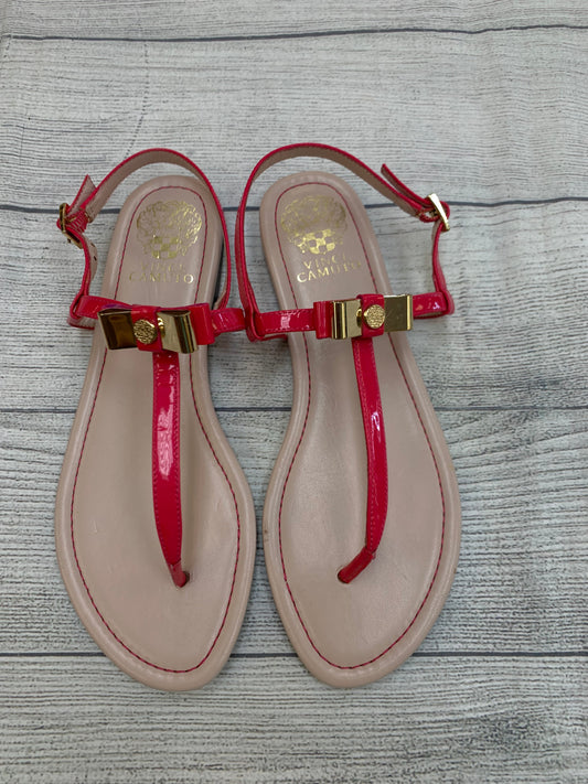 Pink Sandals Flats Vince Camuto, Size 8.5