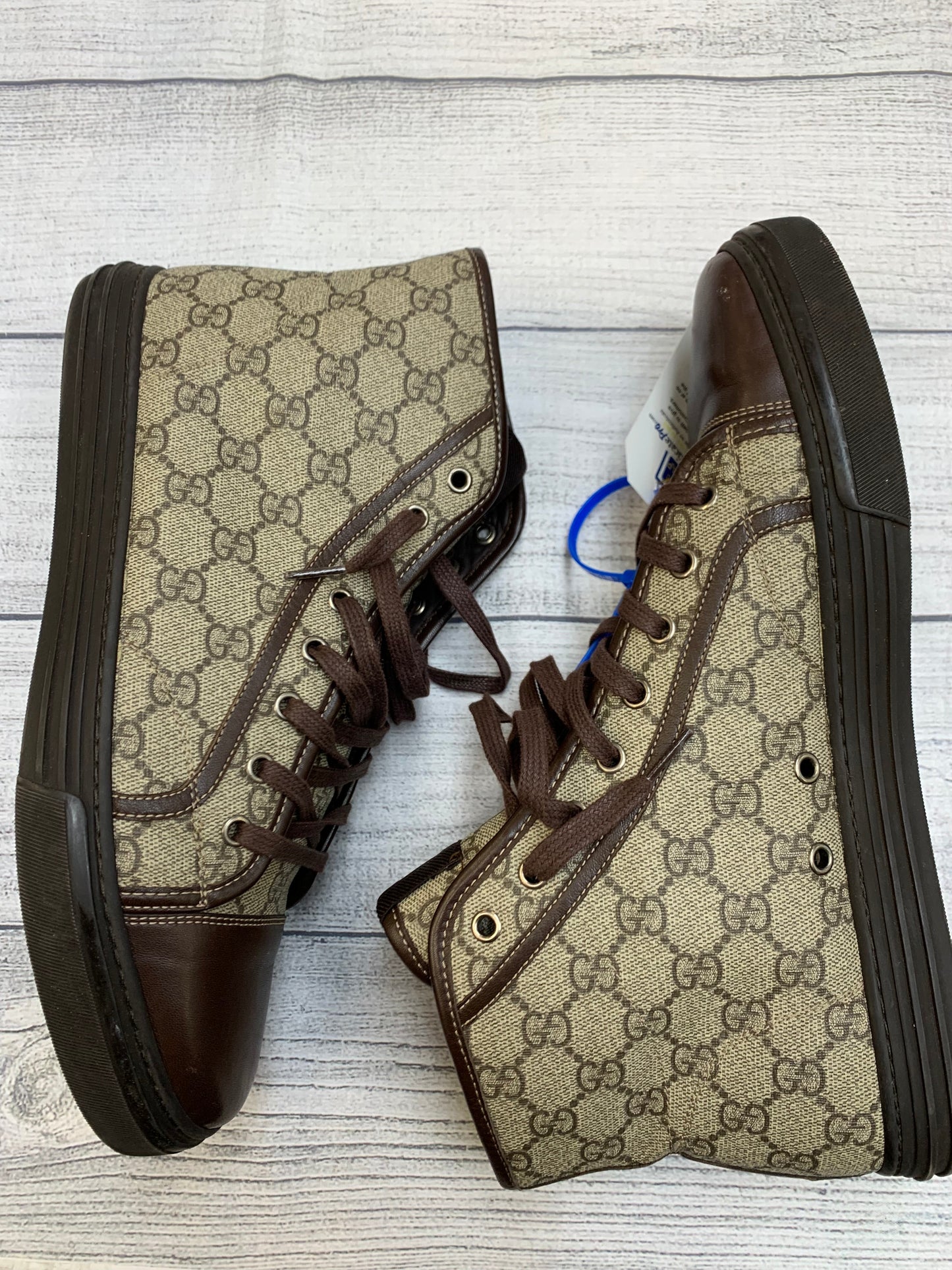 Brown Shoes Designer Gucci, Size 12