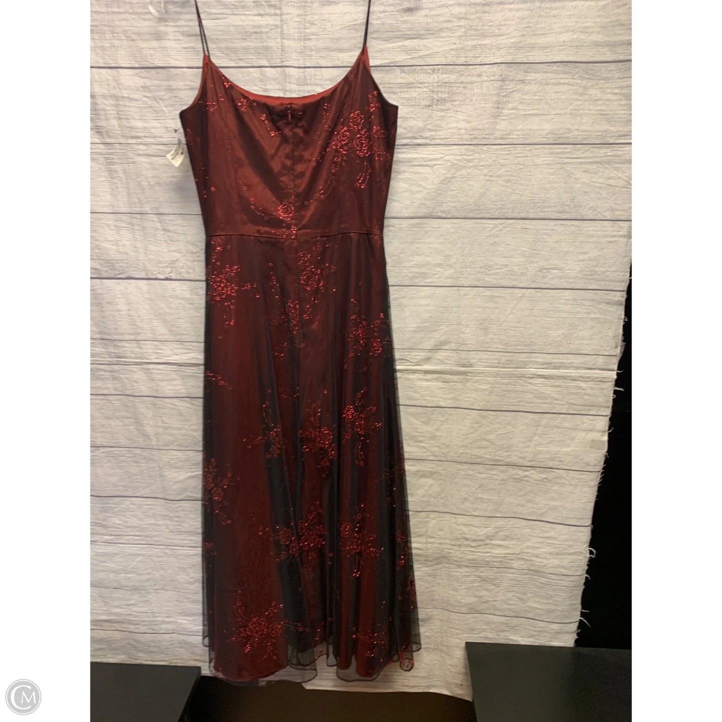 Dress Party Long By Jessica Howard In Black & Red, Size: 6