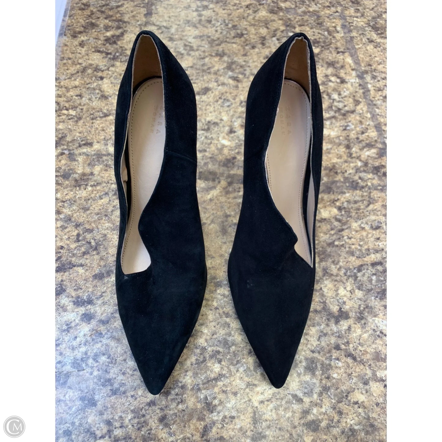 Shoes Heels Stiletto By Zara Women In Black, Size: 8
