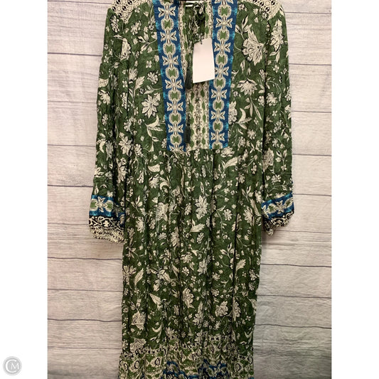 Dress Casual Maxi By Zara In Green, Size: S