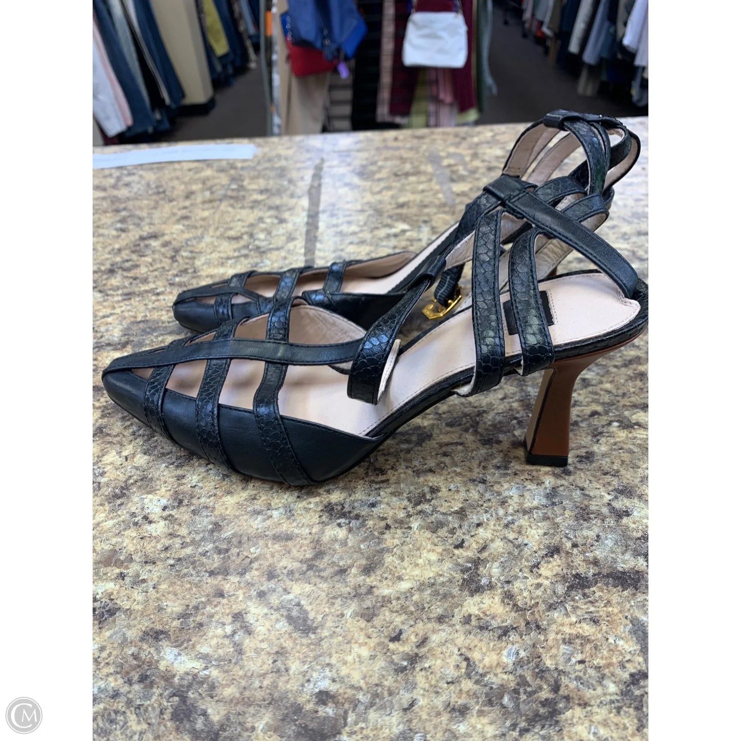 Shoes Heels Kitten By Louise Et Cie In Black, Size: 8.5