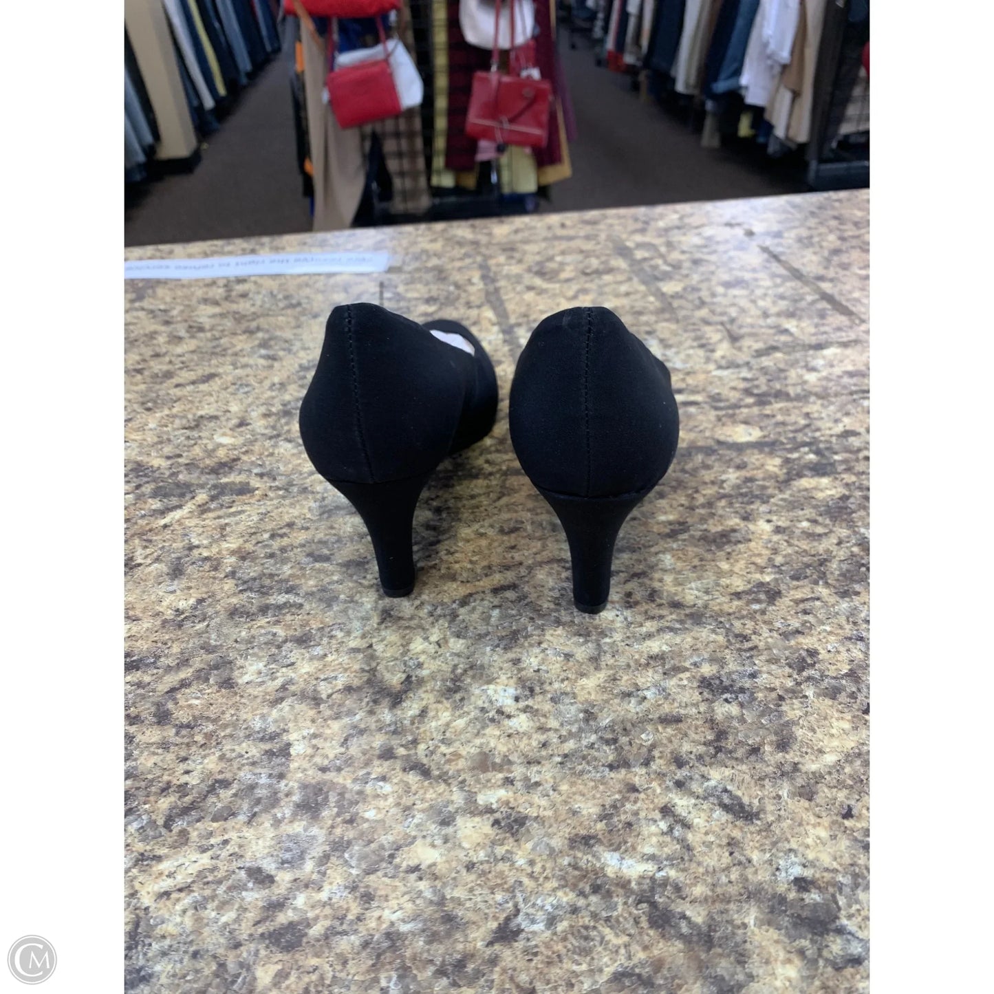 Shoes Heels Kitten By Kelly And Katie In Black, Size: 8.5