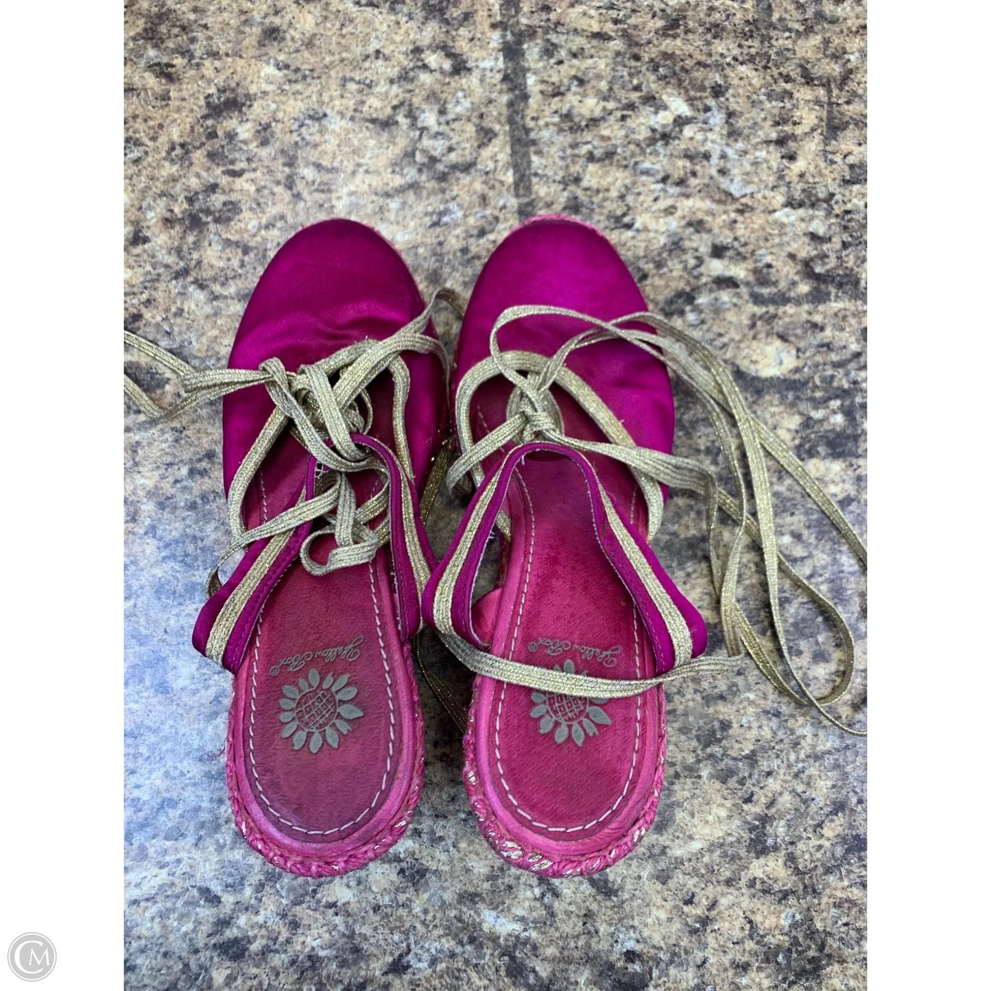 Shoes Heels Wedge By Yellow Box In Pink, Size: 7.5