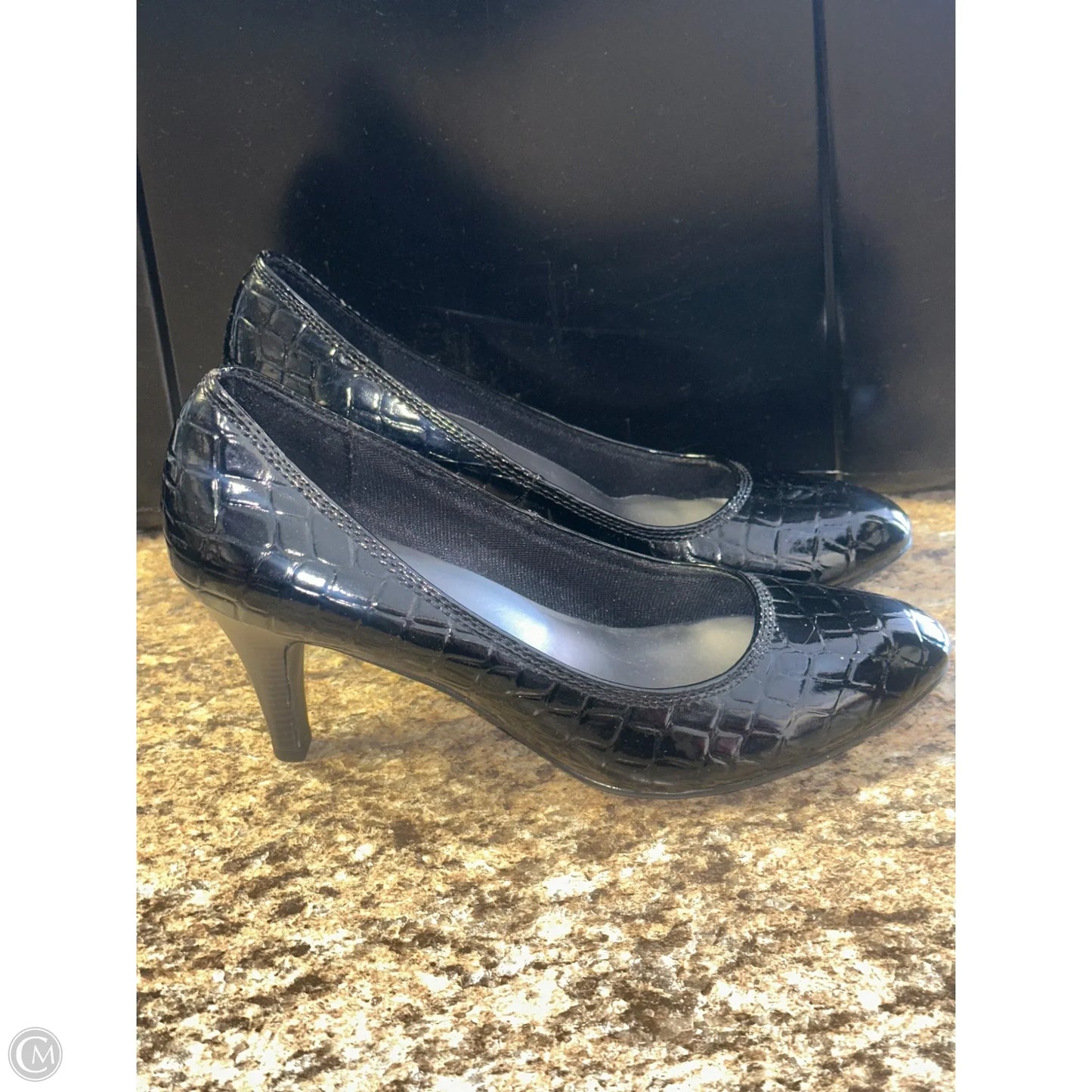 Shoes Heels Kitten By Life Stride In Black, Size: 10