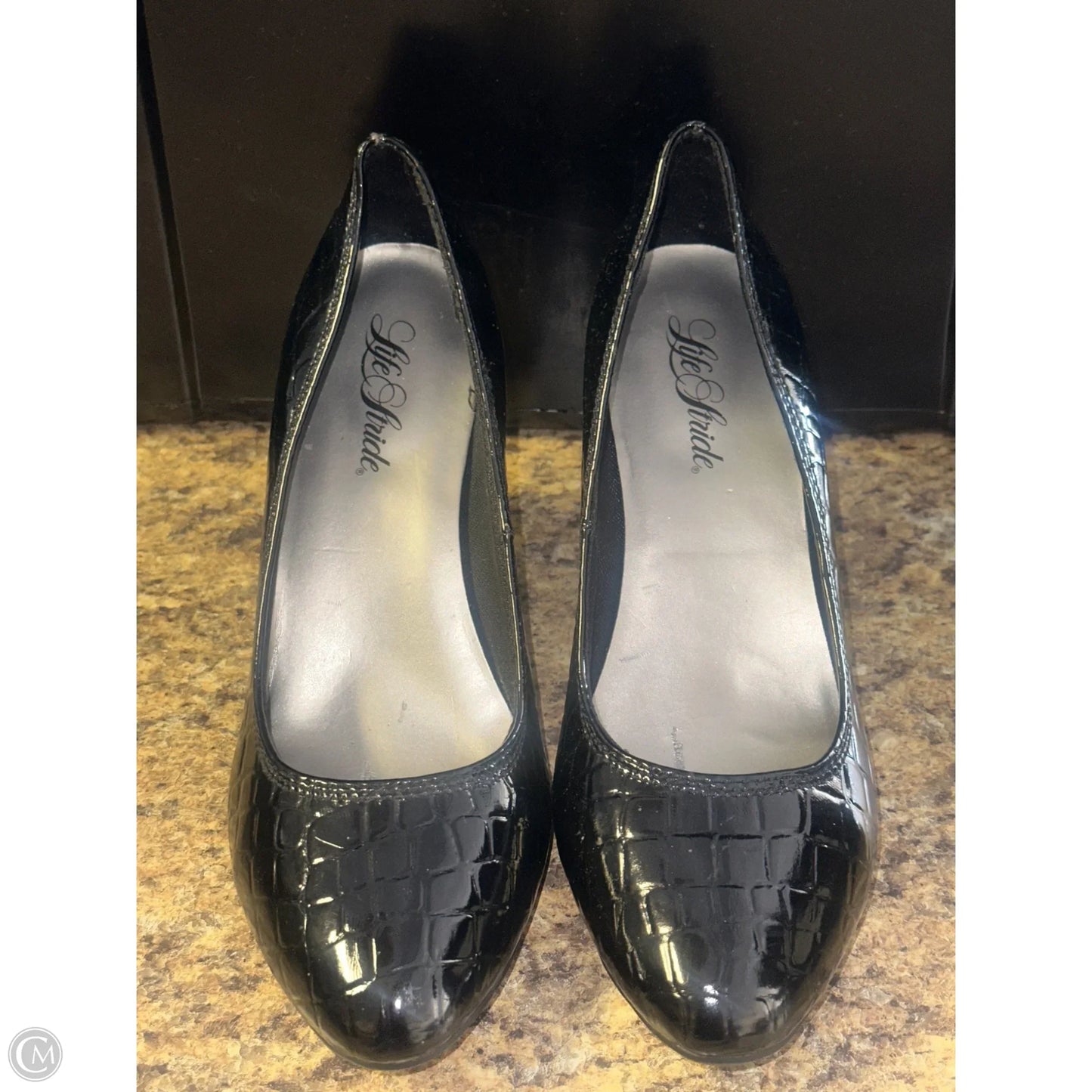 Shoes Heels Kitten By Life Stride In Black, Size: 10