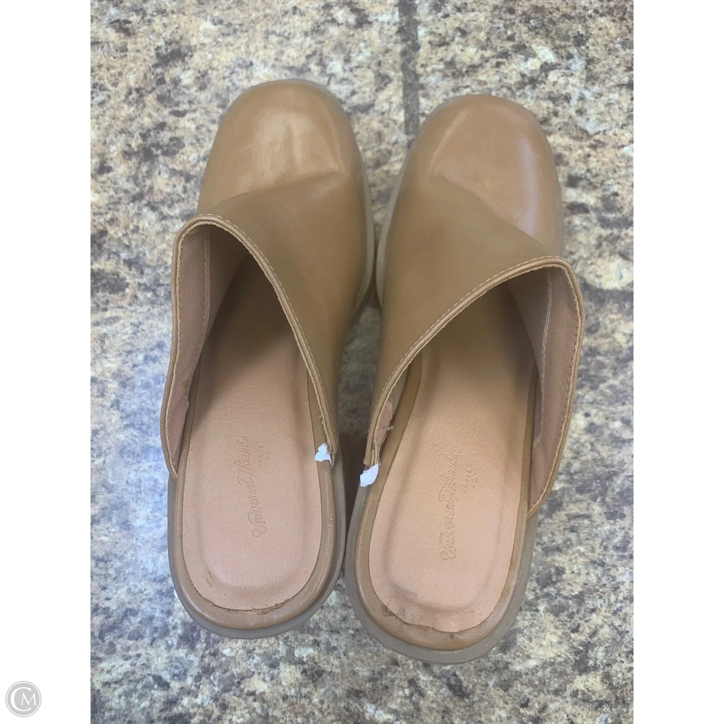 Shoes Heels Block By Universal Thread In Tan, Size: 8