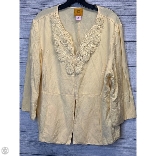 Blazer By Ruby Rd In Yellow, Size: 18