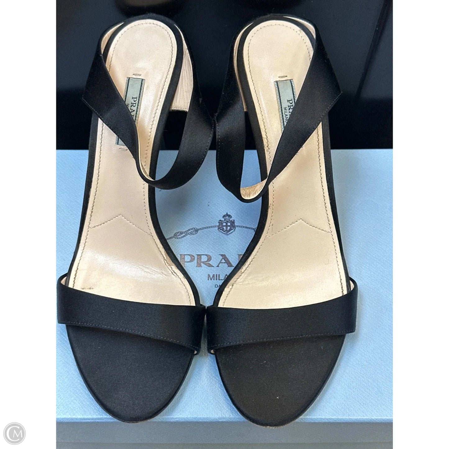 Shoes Luxury Designer By Prada In Black, Size: 11