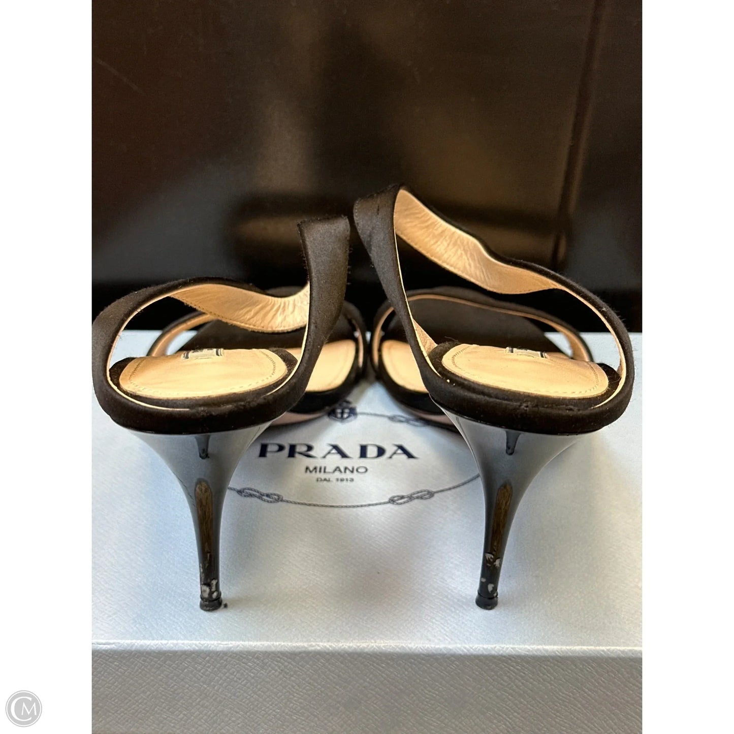 Shoes Luxury Designer By Prada In Black, Size: 11