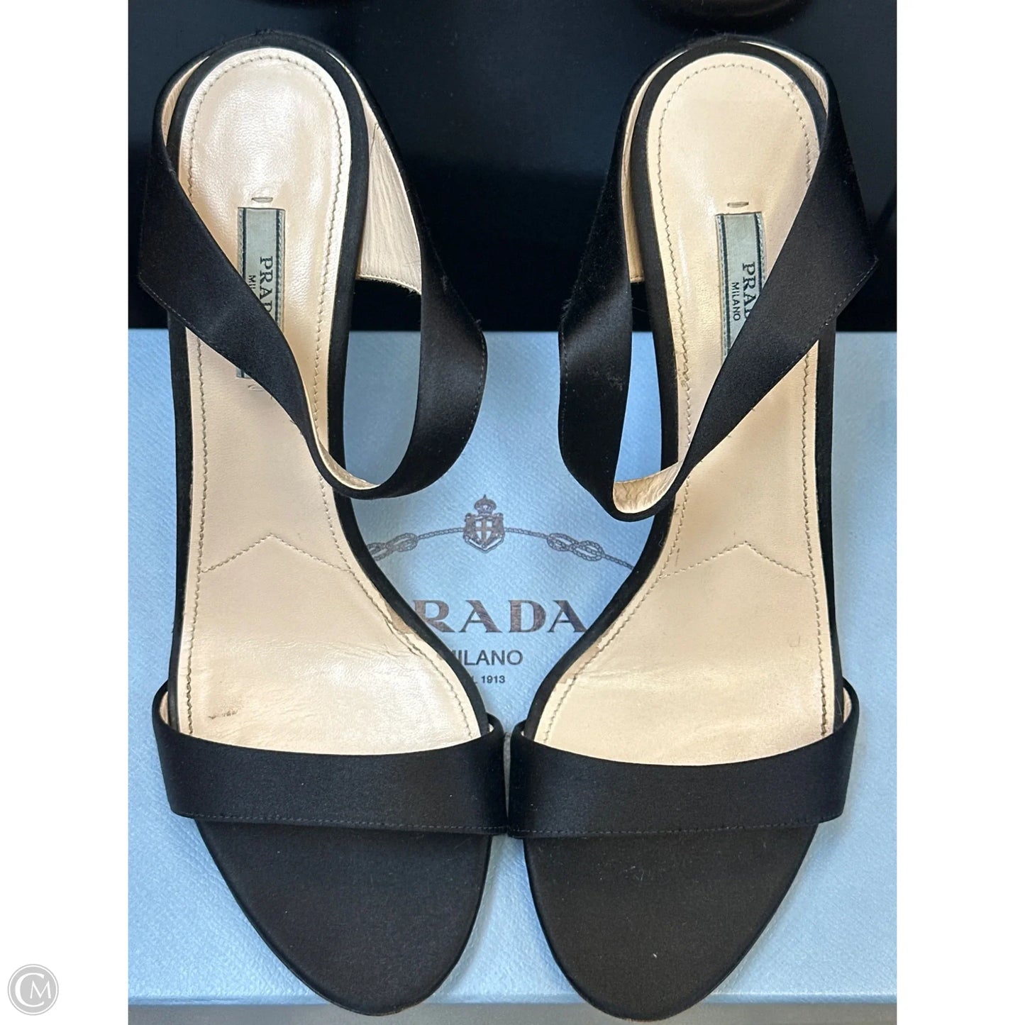 Shoes Luxury Designer By Prada In Black, Size: 11