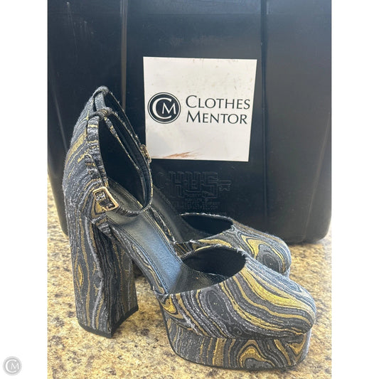 Shoes Heels Block By Asos In Navy, Size: 10