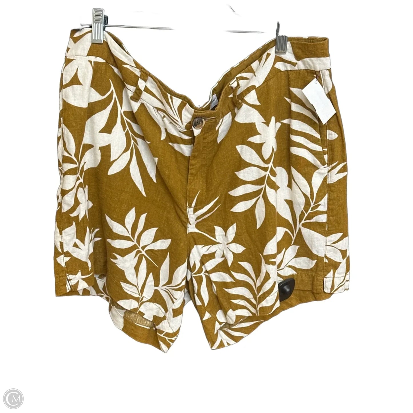 Shorts By Old Navy In Tan & White, Size: 16