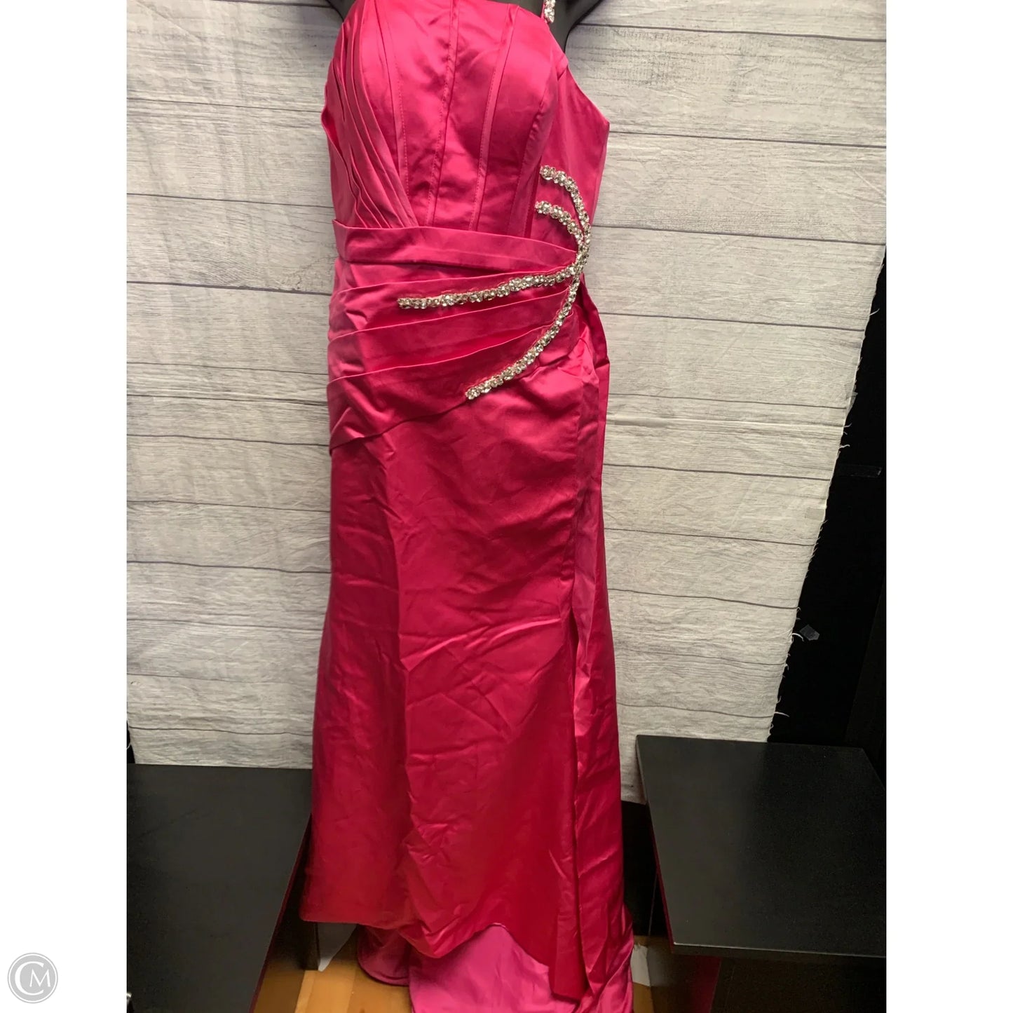 Dress Party Long By Cmf In Pink, Size: 14