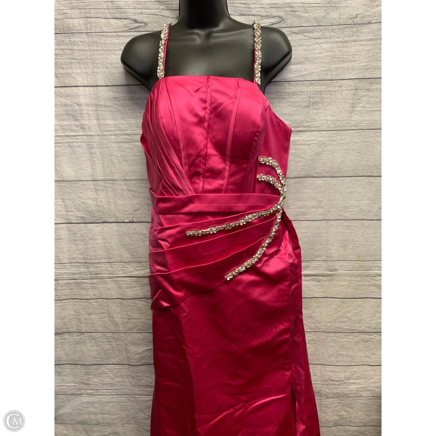 Dress Party Long By Cmf In Pink, Size: 14