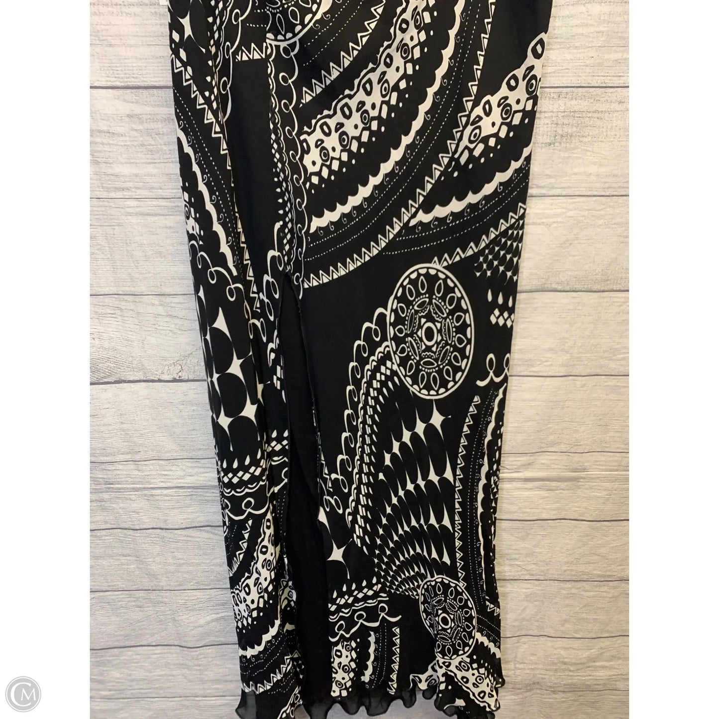 Skirt Maxi By Ashley Stewart In Black & White, Size: 18