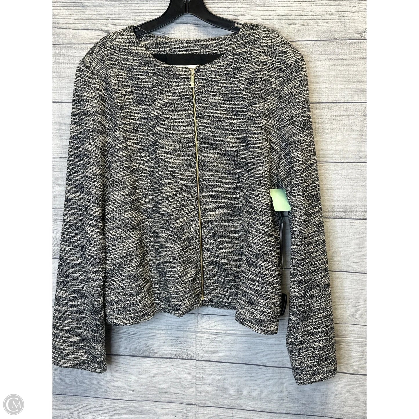 Jacket Other By Liz Claiborne In Black & White, Size: 18