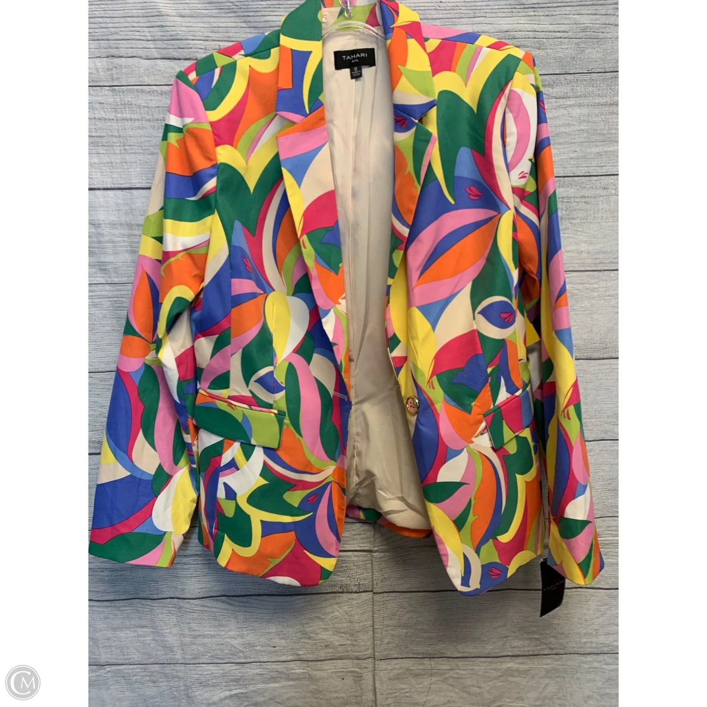 Blazer By Tahari In Multi-colored, Size: 6