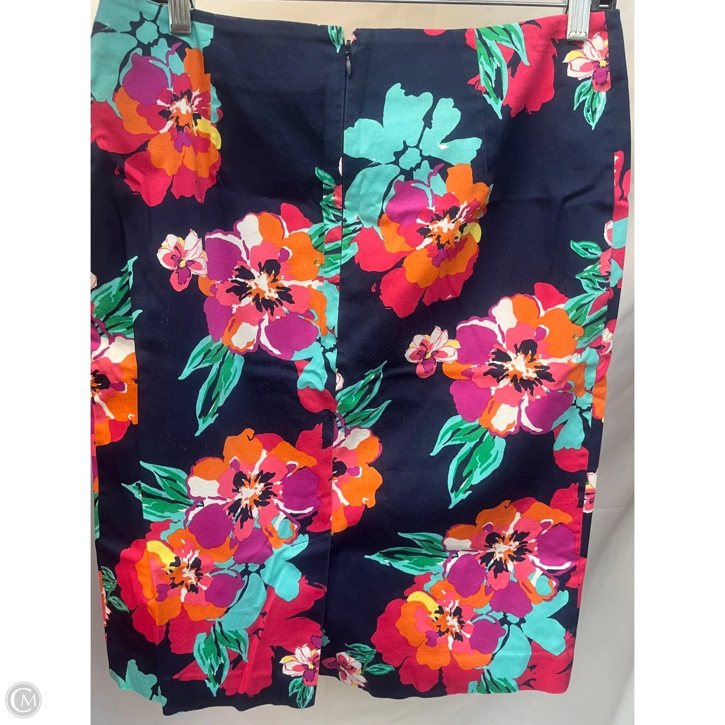 Skirt Midi By Talbots In Floral Print, Size: 8