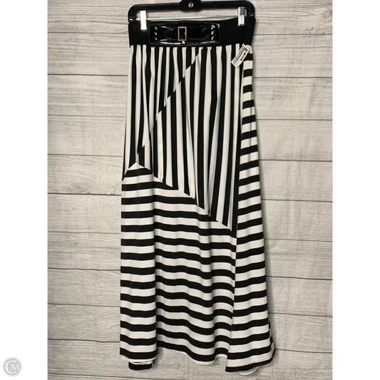 Skirt Maxi By Cmf In Striped Pattern, Size: L
